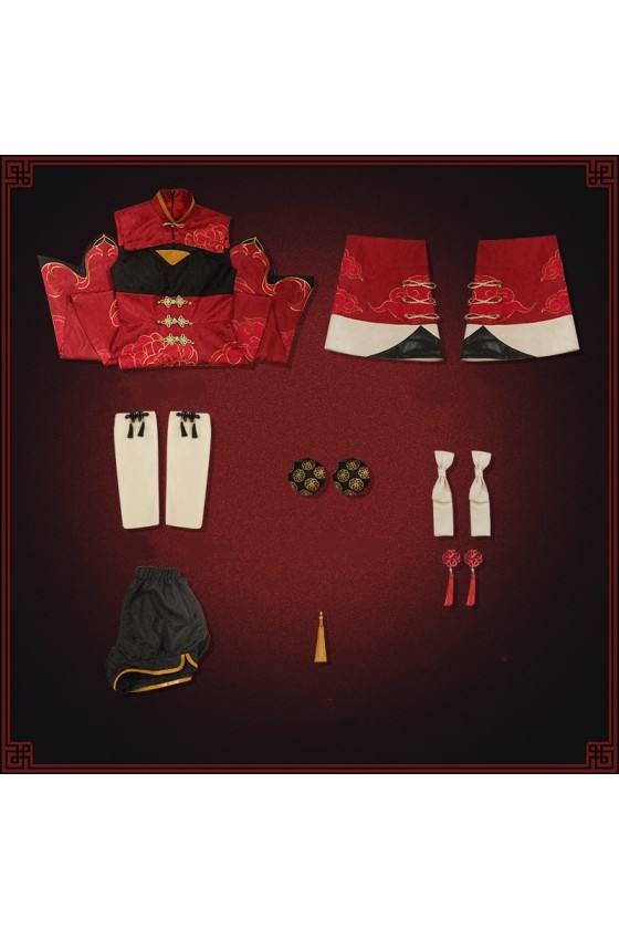 2XXT Cosplay Vtuber Tsukino Mito Hanfu Themed Outfit Cosplay Costume